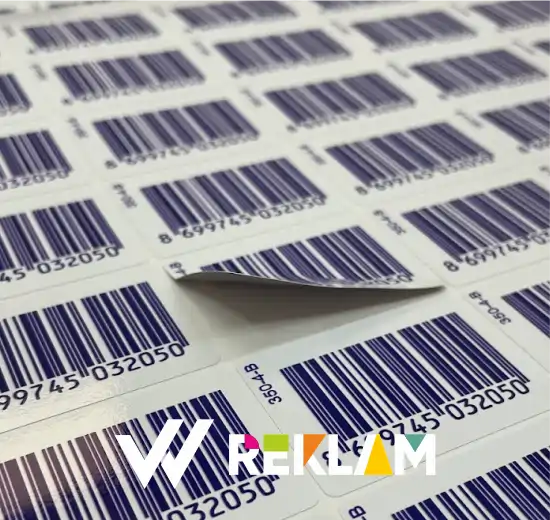 Etiket (sticker) baskı örneği