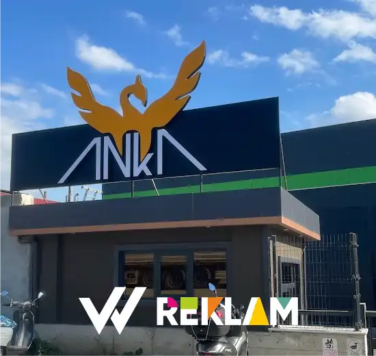 Düzce ışıklı tabela örneği