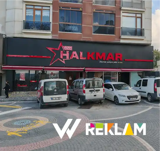 Düzce ışıklı tabela örneği - Halkmar