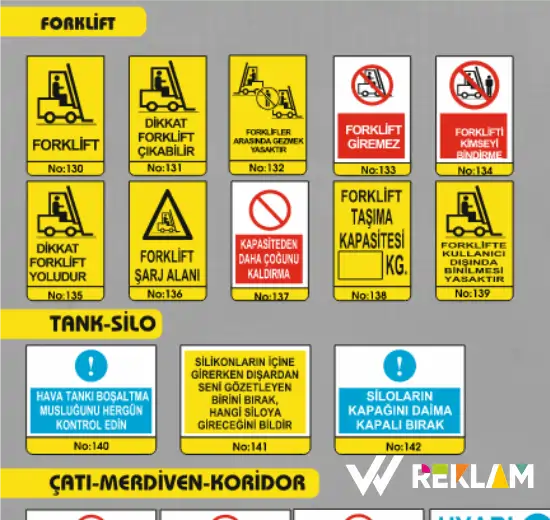 Dekota folyo uyarı levhası Düzce