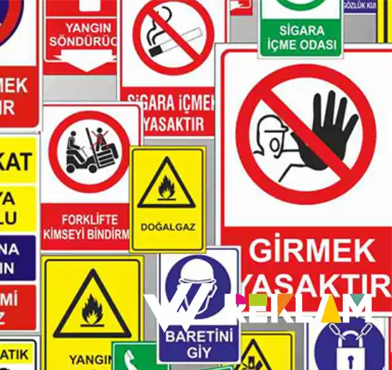 Uyarı levhası yapımı Düzce