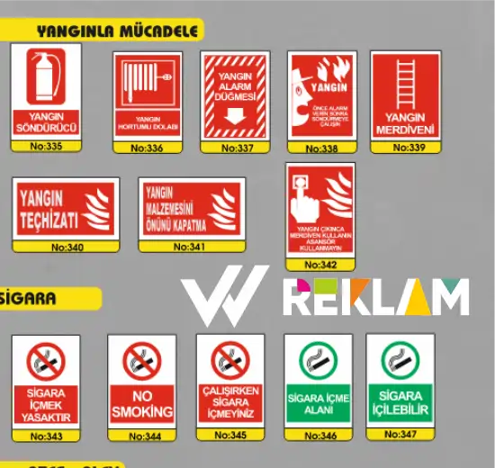 Uyarı levhaları örnekleri Düzce